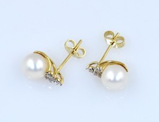 Ohrringe Akoya Perle 585/000