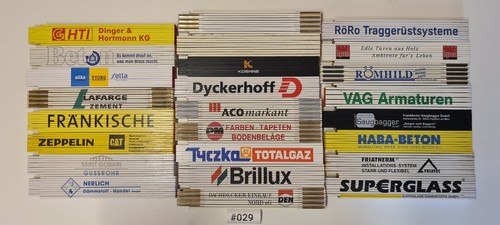 Zollstock sammlung stück - sammlung,