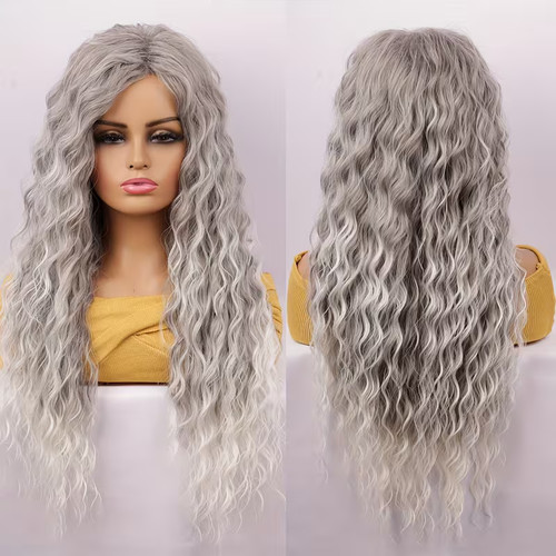 Perücke locken 66cm - locken, inkl