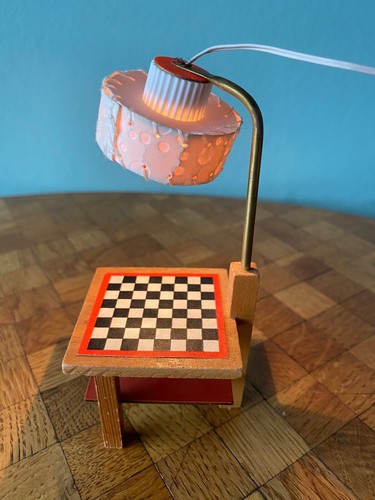 Lampe beco 50er - lampe, schachbrett