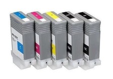 5 x Tinte für Canon ImagePROGRAF iPF680 iPF685 iPF780 iPF785 / PFI-107 Patronen