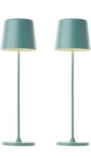 2er set led akku - led, tischleuchte