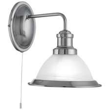 Wandleuchte Zugschalter Glas