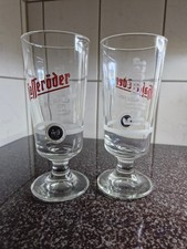 2 Biergläser/0,33L,Aufschrift:Hasseröder(schwarz)sehr guter Zustand!
