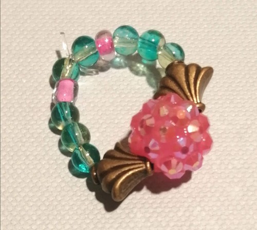 Grün rosa stapelbar boho - stapelbar,