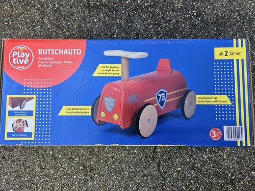 Rutschauto aus echtholz - aus,