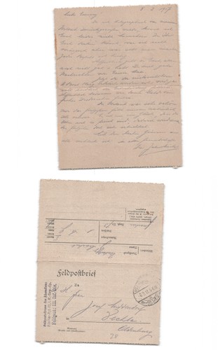 Feldpostbrief nach - (n290828),
