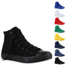 Herren Damen Kinder Sneaker High Sportschuhe Stoffschuhe 897465 New Look