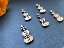 5x Geige Musik Instrument Holz
