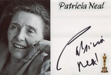 PATRICIA NEAL † - Autogramm