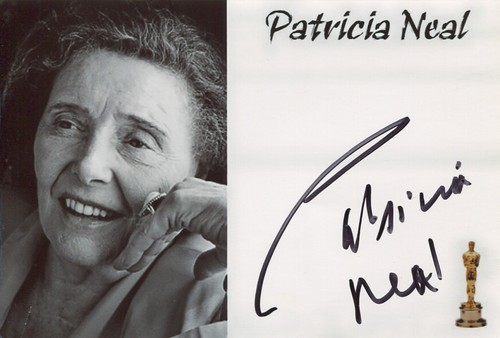 Patricia neal autogramm - neal,