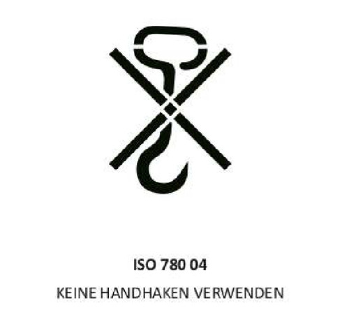 Schablone warn und - schablone, warn-