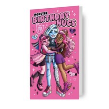 Monster High Geburtstagskarte "Birthday Hugs"