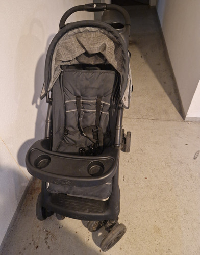 Hauck buggy grau schwarz - buggy, grau/schwarz
