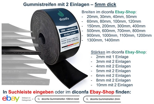 Gummistreifen gewebeeinlage - gummistreifen,