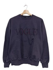 VOGUE Sweatshirt Damen Sweat Gr. DE 38 lila Casual-Look