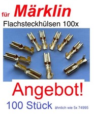 🟢 Flachstecker 100