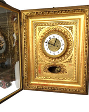 Biedermeier Rahmenuhr 2