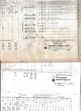 Schaltplaäne Verdrahtungs Stromlaufplan Geldspielautomat Rotamint Super 70 -1974