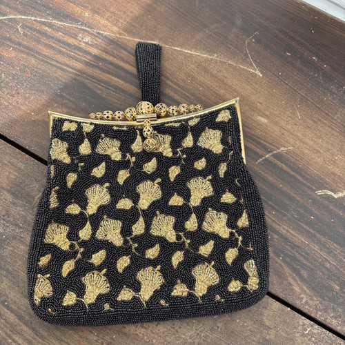 Antike perlen handtasche - antike,