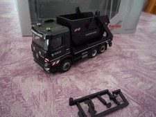 Herpa MB Arocs 3 achs Absetzmulden Kipper Leonhard Weiss  Maßstab 1:87  Eigenbau