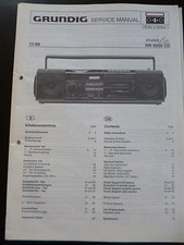 Original Service Manual  Grundig RR 9000 CD