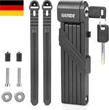 Faltschloss Fahrrad Schloss XXL Zahlenschloss Sicherheitsstufe 15 mit Halterung