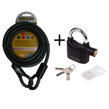 Stahlseil + Vorhängeschloss