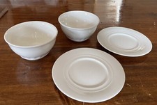 Villeroy Boch, Farmhouse Touch , weiß, 2 Bols gebr , 2 Brotteller neu