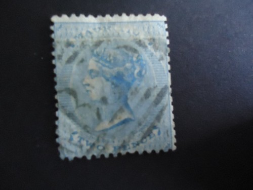 Briefmarke mauritius two pence - briefmarke,