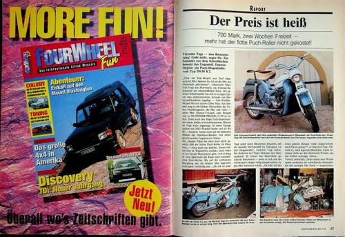 Oldtimer praxis 1323 puch ds - oldtimer,
