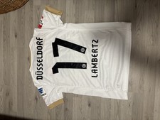 Fortuna Düsseldorf F95  Spieler Trikot weiß  #17 Lumpi Lambertz  Gr. M  2013/14