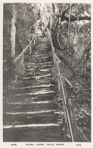 Postkarte jacobs ladder devils - postkarte,