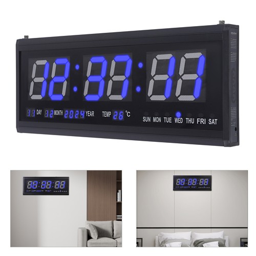 Große led digital wanduhr - digital,