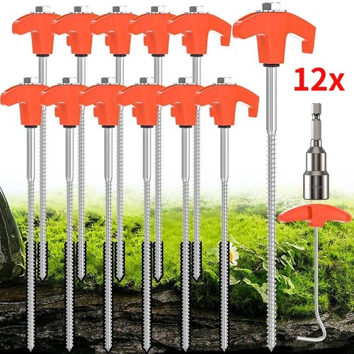 12x zelt heringe - heringe, stahl