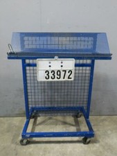 Stahlpult Stehpult Schreibpult Podest Pult Ständer Gestell auf Rollen #33972