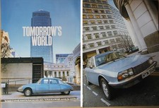 CC 2000 magazine article: 1970 CITROEN DS21 PALLAS vs 1975 NSU Ro80