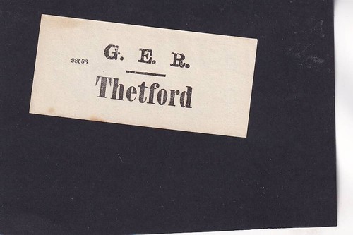 Thetford great east railway - thetford,