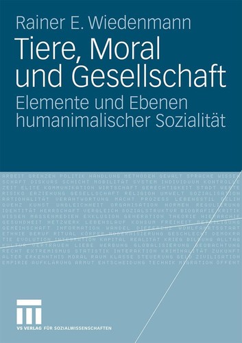 Tiere moral und gesellschaft - tiere,,