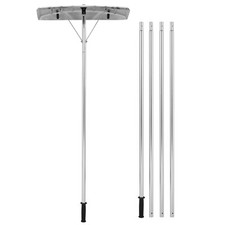 Schneeschaufel mit Rollen Alu