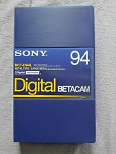 SONY Digital Betacam BCT-D94L Metall Band Professional Video 94 Kassette 557m
