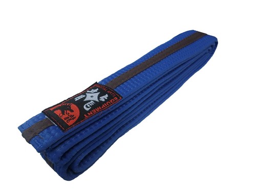 Budogürtel blau braun - budogürtel, blau-braun-blau