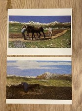 2 Postkarten,Alpenlandschaft