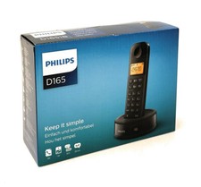 Philips Schnurloses Telefon D1651B Kabelloses Haustelefon B-Ware