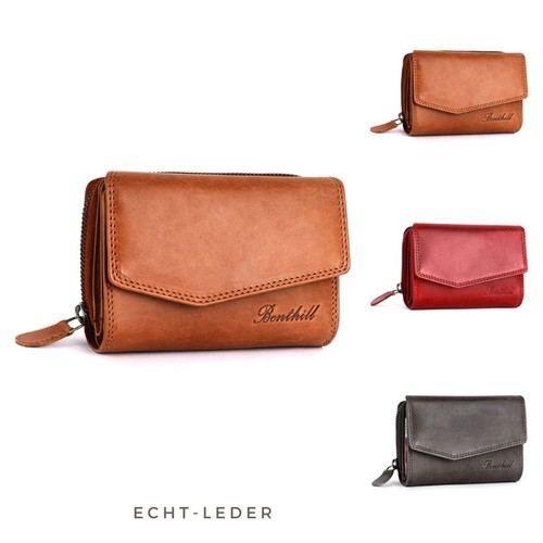 Damen geldbörse echt leder - geldbörse,