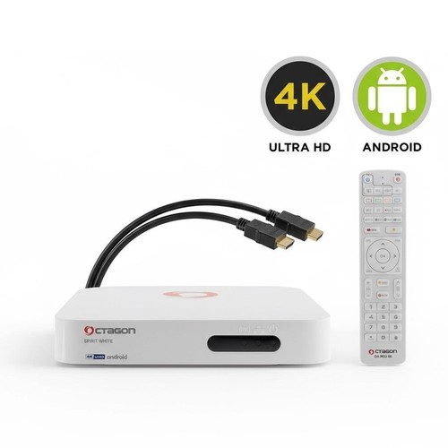 Octagon spirit white tv - white, 4k