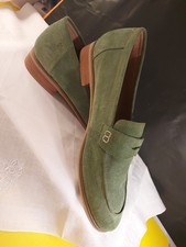 neue Schuhe Damen Gr.42, Everybody, grün, Wildleder, forever beautiful, 28,5 cm 