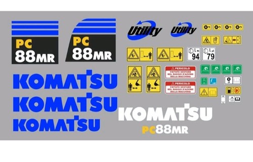 Komatsu 6 aufkleber - komatsu,