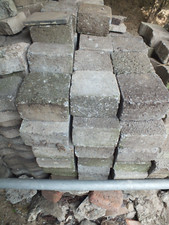 Alte beton Pflastersteine gebraucht 15x15x10 Sanierung Platten Pflaster Steine L