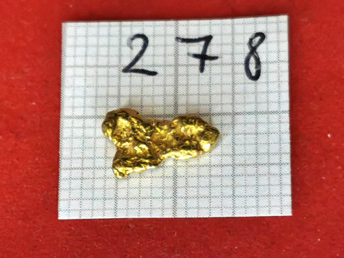 668 gramm echte goldnugget - 0,668,
